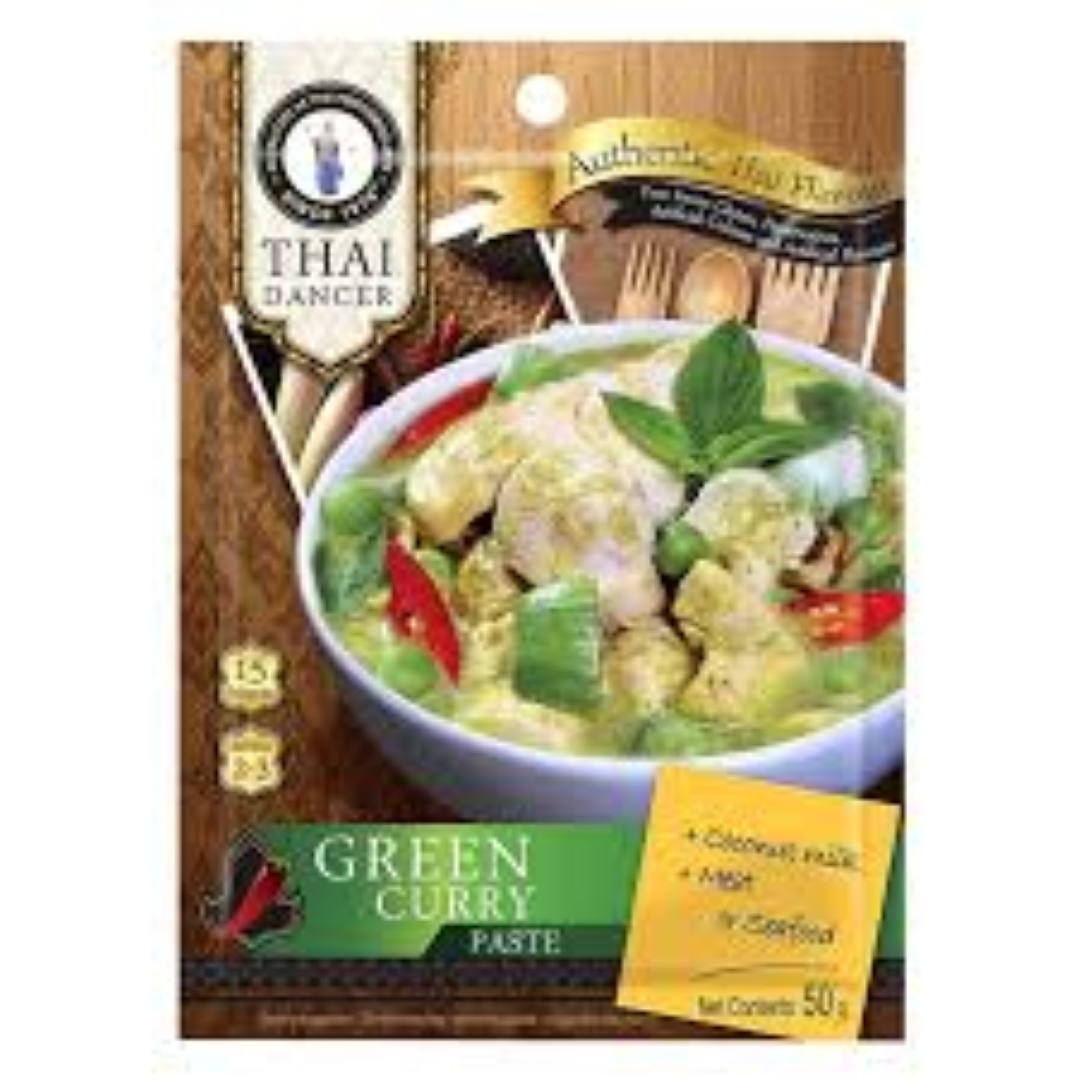 THAI DANCER GREEN CURRY PASTE 50G